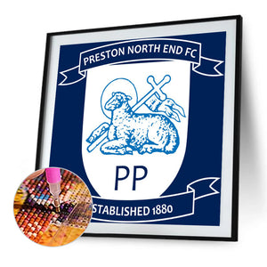 Nfl'S Most Popular Football Club, Preston 40*40CM(Canvas) Full Round Drill Diamond Painting