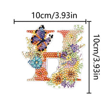 Load image into Gallery viewer, DIY Diamond Art Key Rings Lettter Keychain Supplies Gift for Kids
