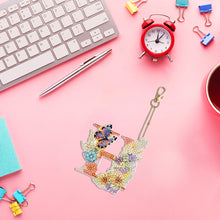 Load image into Gallery viewer, DIY Diamond Art Key Rings Lettter Keychain Supplies Gift for Kids
