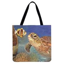 Load image into Gallery viewer, Canvas Bag-Sea Turtle 40*40CM
