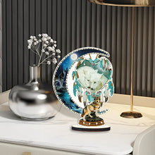 Load image into Gallery viewer, DIY Table Ornament Art Crafts Wooden Desk Diamonds Wolf Kids Gift
