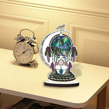 Load image into Gallery viewer, DIY Table Ornament Art Crafts Wooden Desk Diamonds Wolf Kids Gift
