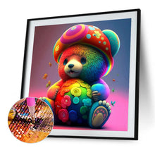 Load image into Gallery viewer, Colorful Bears 40*40CM(Picture) Full Round Drill Diamond Painting
