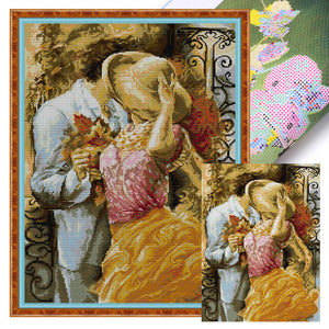 Joy Sunday - Autumn Love - 41*55CM 14CT 2 Stamped Cross Stitch