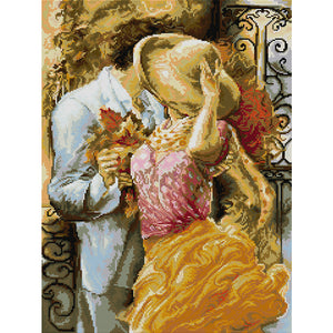 Joy Sunday - Autumn Love - 41*55CM 14CT 2 Stamped Cross Stitch