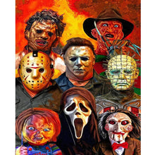 Load image into Gallery viewer, Collection Of Horror Characters 40*50CM(Canvas) Full Round Drill Diamond Painting
