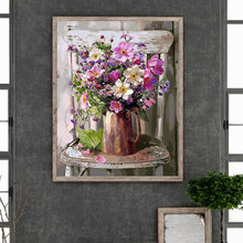 Load image into Gallery viewer, Bouquet On A Chair 40*50CM(Canvas) Full Square Drill Diamond Painting
