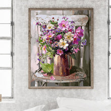 Load image into Gallery viewer, Bouquet On A Chair 40*50CM(Canvas) Full Square Drill Diamond Painting
