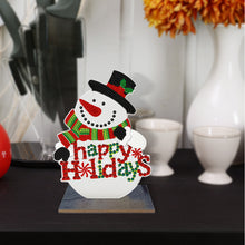 Load image into Gallery viewer, 2D Flat Wooden Xmas Snowman DIY Diamond Painting Desktop Decorations Home Decor
