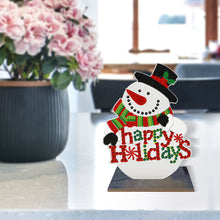 Load image into Gallery viewer, 2D Flat Wooden Xmas Snowman DIY Diamond Painting Desktop Decorations Home Decor
