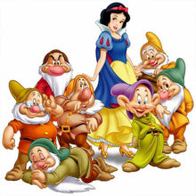 Load image into Gallery viewer, Snow White And The Dwarfs 30*30CM(Canvas) Full Round Drill Diamond Painting

