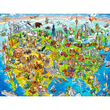 Load image into Gallery viewer, High-Angle Map 40*30CM(Canvas) Full Round Drill Diamond Painting
