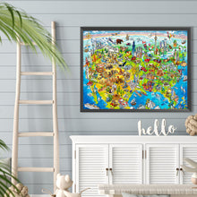 Load image into Gallery viewer, High-Angle Map 40*30CM(Canvas) Full Round Drill Diamond Painting
