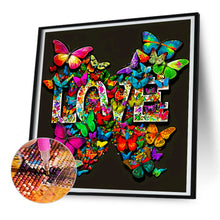 Load image into Gallery viewer, Butterfly Love 30*30CM(Canvas) Full Round Drill Diamond Painting
