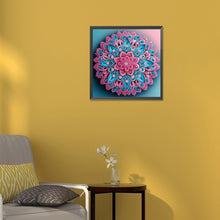 Load image into Gallery viewer, Mandala 30*30CM(Canvas) Partial Special Shaped Drill Diamond Painting
