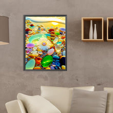 Load image into Gallery viewer, Colored Stones By The Sea 30*40CM(Canvas) Full Round Drill Diamond Painting
