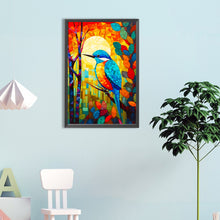 Load image into Gallery viewer, High Saturation Glass Painting Kingfisher 40*60CM(Canvas) Full Round Drill Diamond Painting
