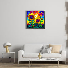 Load image into Gallery viewer, Colorful Sunflower 40*40CM(Canvas) Full Round Drill Diamond Painting
