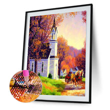 Load image into Gallery viewer, Church Scenery 30*40CM(Canvas) Full Round Drill Diamond Painting
