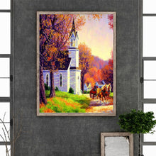 Load image into Gallery viewer, Church Scenery 30*40CM(Canvas) Full Round Drill Diamond Painting
