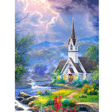 Load image into Gallery viewer, Church Scenery 30*40CM(Canvas) Full Round Drill Diamond Painting
