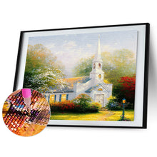 Load image into Gallery viewer, Church Scenery 40*30CM(Canvas) Full Round Drill Diamond Painting
