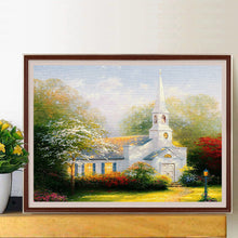 Load image into Gallery viewer, Church Scenery 40*30CM(Canvas) Full Round Drill Diamond Painting
