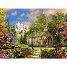 Load image into Gallery viewer, Church Scenery 40*30CM(Canvas) Full Round Drill Diamond Painting
