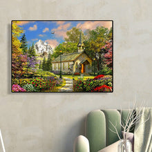 Load image into Gallery viewer, Church Scenery 40*30CM(Canvas) Full Round Drill Diamond Painting
