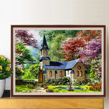 Load image into Gallery viewer, Church Scenery 40*30CM(Canvas) Full Round Drill Diamond Painting
