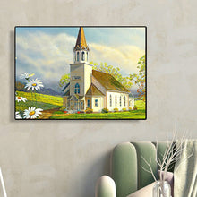 Load image into Gallery viewer, Church Scenery 40*30CM(Canvas) Full Round Drill Diamond Painting
