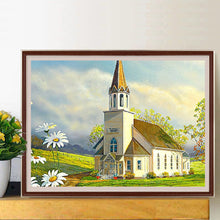 Load image into Gallery viewer, Church Scenery 40*30CM(Canvas) Full Round Drill Diamond Painting
