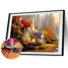 Load image into Gallery viewer, Church Scenery 40*30CM(Canvas) Full Round Drill Diamond Painting
