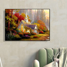 Load image into Gallery viewer, Church Scenery 40*30CM(Canvas) Full Round Drill Diamond Painting
