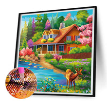 Load image into Gallery viewer, Mountain Scenery 30*30CM(Canvas) Full Round Drill Diamond Painting
