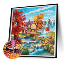 Load image into Gallery viewer, Mountain Scenery 30*30CM(Canvas) Full Round Drill Diamond Painting
