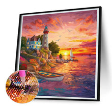 Load image into Gallery viewer, Mountain Scenery 30*30CM(Canvas) Full Round Drill Diamond Painting
