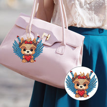 Load image into Gallery viewer, DIY Diamond Art Keychains Diamond Mosaic Kit 5pcs Gem Keychains Lady Bag Pendant
