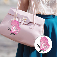 Load image into Gallery viewer, DIY Diamond Art Keychains Diamond Mosaic Kit 6pcs Gem Keychains Lady Bag Pendant
