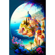 Load image into Gallery viewer, Beautiful Half Perspective Castle 40*60CM(Canvas) Full Round Drill Diamond Painting
