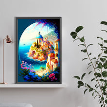 Load image into Gallery viewer, Beautiful Half Perspective Castle 40*60CM(Canvas) Full Round Drill Diamond Painting
