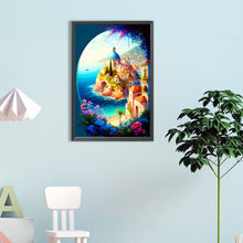 Load image into Gallery viewer, Beautiful Half Perspective Castle 40*60CM(Canvas) Full Round Drill Diamond Painting
