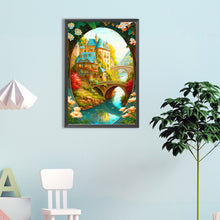 Load image into Gallery viewer, Beautiful Small Perspective Castle 40*60CM(Canvas) Full Round Drill Diamond Painting
