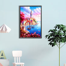 Load image into Gallery viewer, Beautiful Seaside City 40*60CM(Canvas) Full Round Drill Diamond Painting
