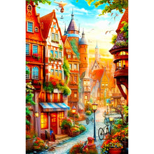 Load image into Gallery viewer, Beautiful City Streets 40*60CM(Canvas) Full Round Drill Diamond Painting
