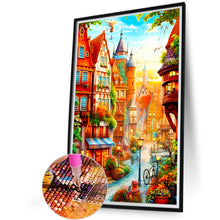 Load image into Gallery viewer, Beautiful City Streets 40*60CM(Canvas) Full Round Drill Diamond Painting
