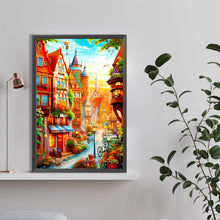 Load image into Gallery viewer, Beautiful City Streets 40*60CM(Canvas) Full Round Drill Diamond Painting
