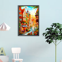 Load image into Gallery viewer, Beautiful City Streets 40*60CM(Canvas) Full Round Drill Diamond Painting
