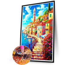 Load image into Gallery viewer, Beautiful Seaside Bridge 40*60CM(Canvas) Full Round Drill Diamond Painting
