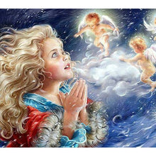 Load image into Gallery viewer, Pray Little Angel 45*40CM(Picture) Full Round Drill Diamond Painting
